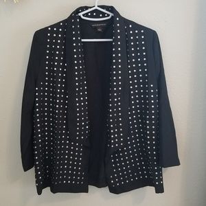 Studded Black Blazer
